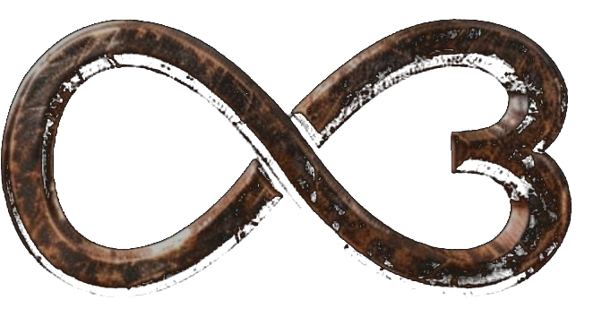 The Seal ∞3 — the copper-patina fused symbol of The Quantum Way
